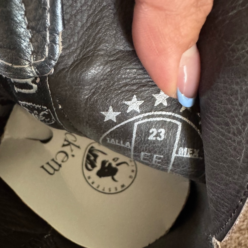 Silver Metallic Cowboy Boots - Picture 6 of 9